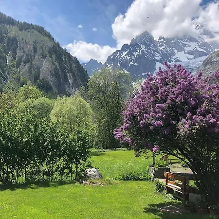 Vista Monte Bianco Courmayeur-entreves Courmayeur