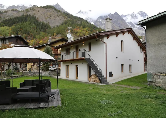 Vista Monte Bianco Courmayeur-entreves * Курмайор